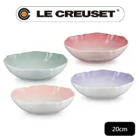 在飛比找PChome24h購物優惠-LE CREUSET-凡爾賽花園系列瓷器深圓盤20cm (淡
