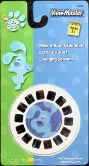 Blue's Clues Nickelodeon 3d View-Master 3 Reel Packet NEW SEALED