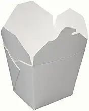 25pcs, 26oz /737ml White Paper Square Noodle box/container - 82 × 68 × 103 mm, for Hot and Cold food
