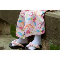 在飛比找ETMall東森購物網優惠-日式兒童櫻花夾腳和服桐木拖鞋