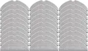 Double Vibration Mop Pad，Compatible for Roborock，S8 S8 Plus S8 Pro Ultra G20 Vacuum Cleaner Robot Mop Rags Mop Cloths Accessories(30pcs)