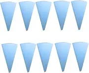 UTHCLO 10pcs 14 Inches Eva Piping Bags Reusable Flexible Icing Pastry Bags for Cake Decorating (Sky-)