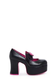 [Y.R.U.] X Monster High Deelite Draculaura Platform Mary Janes - Black/Pink
