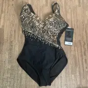 Miraclesuit Its a Wrap Tummy Control Underwire Bra One Piece Swimsuit 16