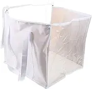 HIAKDOFT 2pcs Large Pvc Toy Storage Bags with Zipper for Boy Girl Playroom Organizing for Bedroom and Living Room for Building Blocks and Clothes