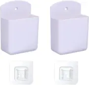 Remote Holder Wall Mount, 2 PCS Wall Mount Remote Control Holder for Home Office
