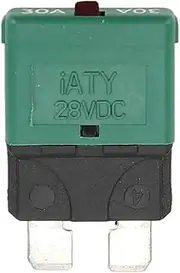 30A/28V DC Auto Manual Reset Circuit Breaker Universal for Cars Yachts Ships Low Voltage Safety