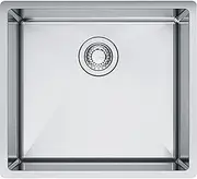 [FRANKE] Cube 19.56-in. x 17.75-in. 18 Gauge Stainless Steel Undermount Single Bowl Kitchen Sink - CUX11019
