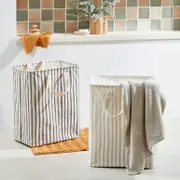 Lennon Stripe Laundry Hamper [HABBLENNON23]