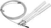 TOBBOMEY Weighted Jump Rope with Durable Aluminum Handles and Tangle Wire Portable Fitness Skipping Rope for Men and Women for and Boxing Training Sessions