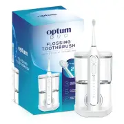 Flossing Toothbrush 2-in-1 Electric Toothbrush Water Flosser Combo – Sonic To...