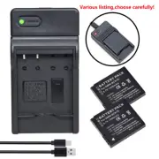 Battery or charger for Panasonic Lumix DMW-BCK7 DMC-FP5 DMC-FP7 DMC-FS16 DMCFS18