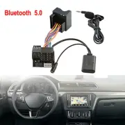 Car AUX Bluetooth Audio Cable Adapter Kit For BMW E60 E61 E62 E63 E64 E90 E91