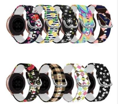 Silicone Pattern Watch Straps compatible with the Garmin Approach & Forerunne...
