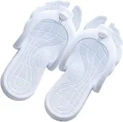 [Beatifufu] Portable Slippers for Women Folding Flip-flops Non-skid Comfortable Summer Slippers Fashion Sandals for Home Use