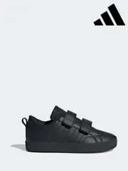 adidas Black VS Pace 2.0 Hook and Loop Trainers (K95660) | $65