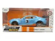 Jada Toys 2023 Bigtime Muscle 2016 Chevrolet Camaro Gulf Oil Wide Body 1:24