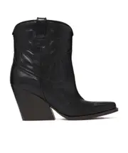 Stella McCartney Alter Mat Cowboy Ankle Boots 36,41 Black