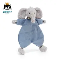 在飛比找蝦皮購物優惠-jELLYCAT英國正版新品伶俐大象安撫巾寶寶嬰兒安撫玩偶玩
