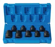 Action 633250901 - Impact Socket Set E-Torx 1/2" Drive 9 Piece Thinwall