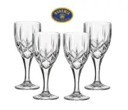 Bohemia Crystal Sheffield Red Wine Glass 330ml 4PCs Goblet Crystal
