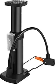 High Pressure Cycle Pump, 140psi Mountain Cycle Tire Pump, 20 x 10 x 10 cm Multifunctional Inflatable Tools with Gauge, Portable Hand Air for Bicycles, Electric Vehicles, Motorcycles