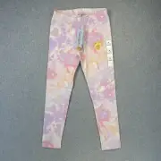 Cat & Jack Girls Leggings Medium 7 8 Pink Pastel Multicolor Tie-Dye Durable NWT
