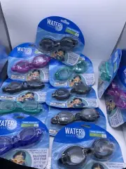 11 Water Sun And Fun UV Protect Silicone Head Strap 8+ Kids Youth Swim Goggles