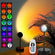 [QUIGO] Sunset Lamp Sunset Lamp LED Light Night Light with Smart App Control for Selfie Lighting Bedroom Living Room Party Lamp Bedroom Aesthetic Room Decor