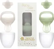 BebeBiu Baby Fruit Feeder Baby Fresh Food Feeder Pacifier - 2 Packs Silicone ...