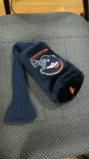 Denver Bronco Grid Iron Golf club head cover