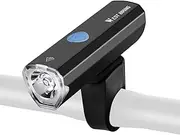 Aluminum Alloy Bright Bicycle Light 400 Lumen USB Rechargeable Bike Light Waterproof Road Bike Light Cycling Safety Lamp