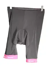 Aogda Women's Cycling Shorts Lycra Spandex padded Size XL Black/Pink NWT