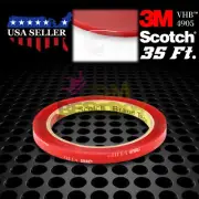 Genuine 3M VHB #4905 Double-Sided Mounting Foam Tape Automotive Car 8mmx35FT