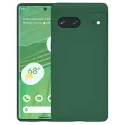 MCC Google Pixel 7a 5G Soft Liquid Silicone Shockproof Case Cover [Dark Green]