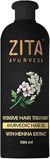 Ayurvedic Hair Oil with Henna extract - 100 ml | 100% Ayurvedic Formulation | Strengthen Hair Follicles | Purely Handcrafted | Parabens & SLS Free | No Preservatives