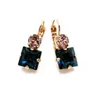 Mariana Earrings Exquisite Montana Blue & Moonlight Austrian Crystals Blue Mo...