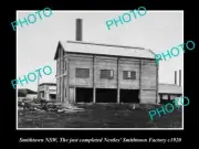 OLD LARGE HISTORICAL PHOTO OF SMITHTOWN NSW VIEW OF THE NESTLES FACTORY c1920