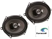 2 SOUNDSTREAM AF.573 350W 5 x 7" Arachnid Series 3-Way Coaxial Car Speakers PAIR