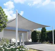 Rectangle Patio Sun Shade Sail Canopy, 12' x 20' Patio Sunshade Cover Canopy -