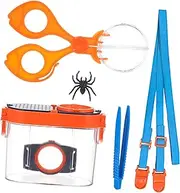 1 Set Box Insect Viewer Box with Tweezers Tongs Breathable Critter Keeper for Enhances Understanding of Insects Safe Handling for Nature Exploration and Education