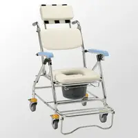 在飛比找樂天市場購物網優惠-均佳鋁合金便器椅洗澡椅JCS-207(背可躺可收合)JCS2