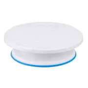 11" Revolving Cake Turntable White Stand Non-Slip Base for Decorating, US Sale
