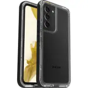 LifeProof NEXT Antimicrobial Case for Samsung Galaxy S22 5G (6.1') - Black Crystal (Clear/Black) (77-86559)