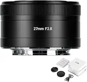 7artisans 27mm F2.8 Auto Focus Camera Lens for Sony E Mount, APS-C, Large Aperture, Prime, STM Auto Manual Focus Camera Lens, MI24040603