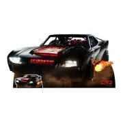 The Batmobile Large Cardboard Cutout from The Batman 2022 + FREE Mini Standee