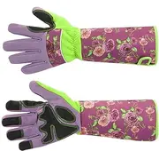 Women Gardening Gloves,Breathable Forearm Protection Gauntlet Puncture Resistant Pruning Gloves | Flexible Gardening Tools Gauntlet for Digging, Planting, Raking, Pruning