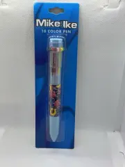 BRAND NEW COLLECTIBLE BLUE MIKE AND IKE 10 Color Pen