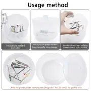 Nail Art Drill Bits Grinding Head Sterilizer Disinfection Box Cleaning To_$d