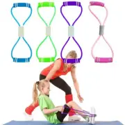 Stretch Band Rope Latex Rubber Arm Resistance Fitness YogAU Exercise H6V8